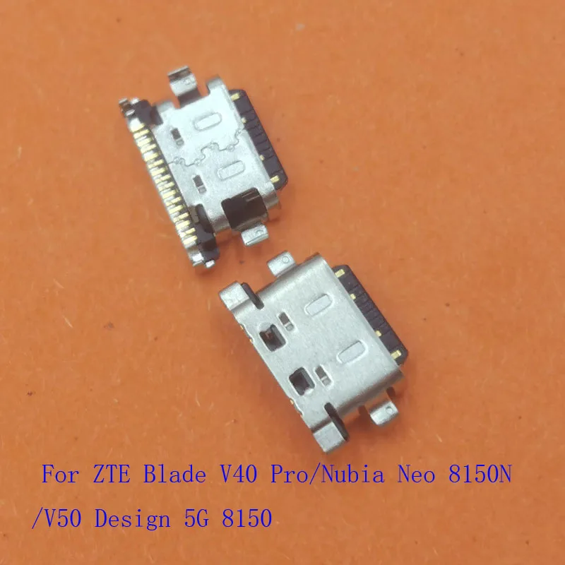 2-50Pcs Dock Port Connector Plug USB Charger Charging Type C For ZTE Nubia Neo 8150N V50 Blade V40 Pro V40Pro  Design 5G 8150