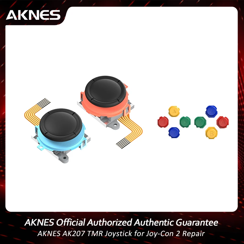 AKNES TMR Joystick for JoyCon 2 No Drifting Stick for Nintendo Swicth 2 2025 Model Game Console Repair Replacement