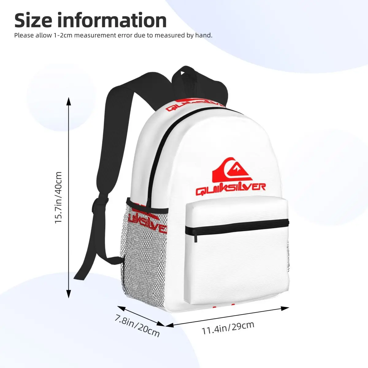 Orange Ring Fire Student Backpack School Bag Hiking Travel Daypack for Boys Girls Bookbag Shoulder Bags