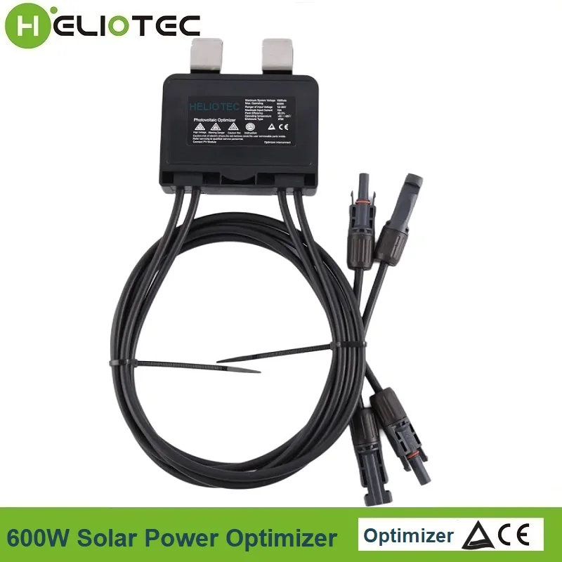 

600W Integrated PV Power Optimizer 60V Input IP67 Real-time Solar Panel Monitoring Voltage-Limiting Anti-Hotspot