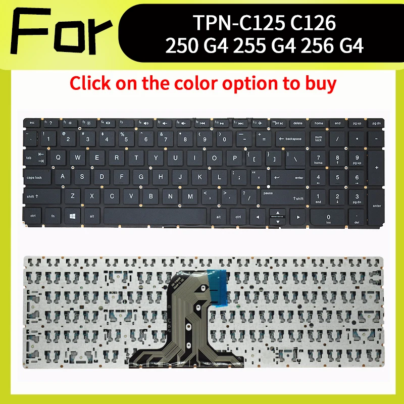 الولايات المتحدة الجديدة استبدال لوحة المفاتيح ل 15-AC 15-AF 15-AY 15-BA 250 G4 G5 255 G4 G5 256 G4 G5 TPN-C125 TPN-C126 HQ-TRE #1