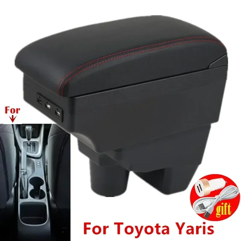 

Central armrest box For Toyota Yaris Armrest box For Toyota Yaris Elegant GR Car Armrest Storage Box 2020-2025 Interior Retrofit
