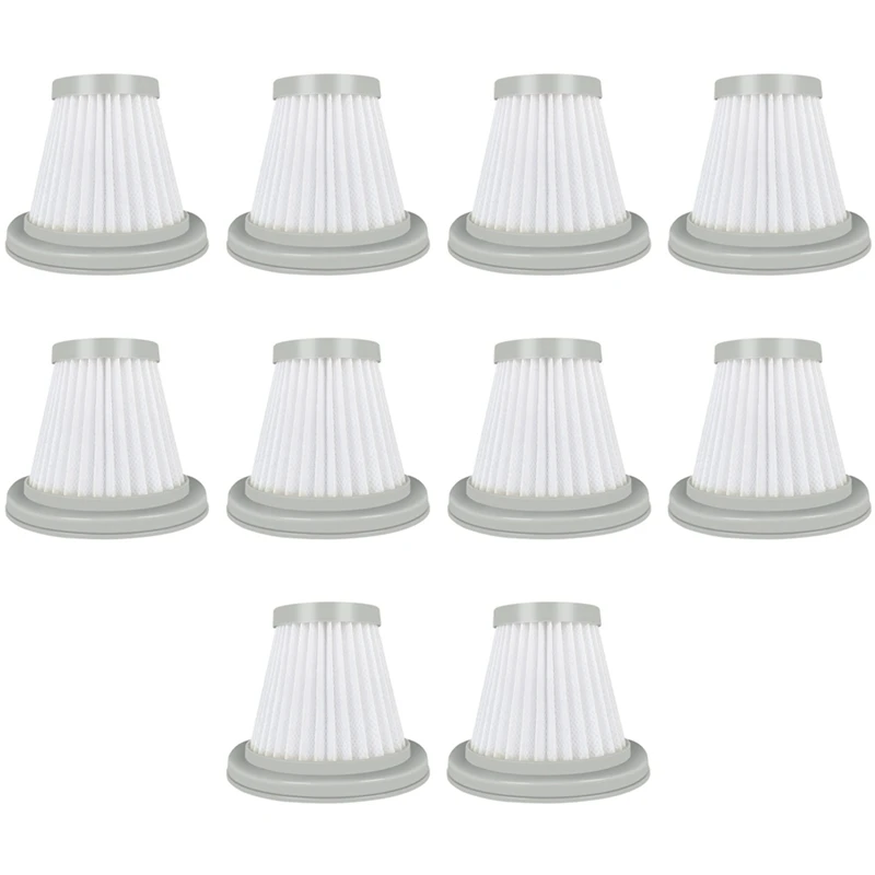 10X Replacement Vacuum Cleaner Parts HEPA Filter For Deerma DX118C DX128C Household Cleaning Vacuum Cleaner Accessories