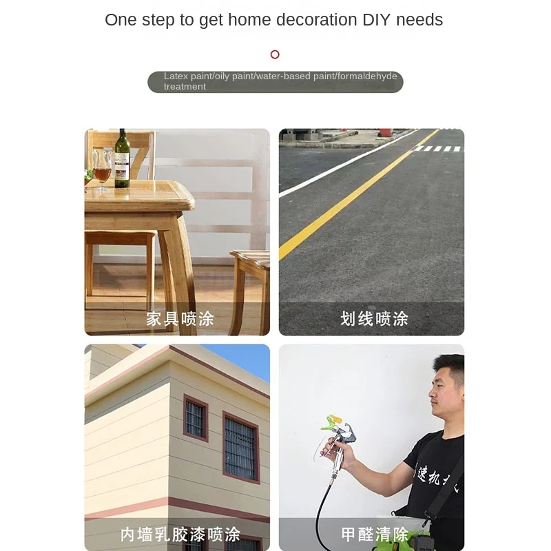 Backpack Paint Sprayer 3.5kg Lightweight Handheld Coating Atomizing Tool For Wall Repair Latex Paint Surface Spraying Work