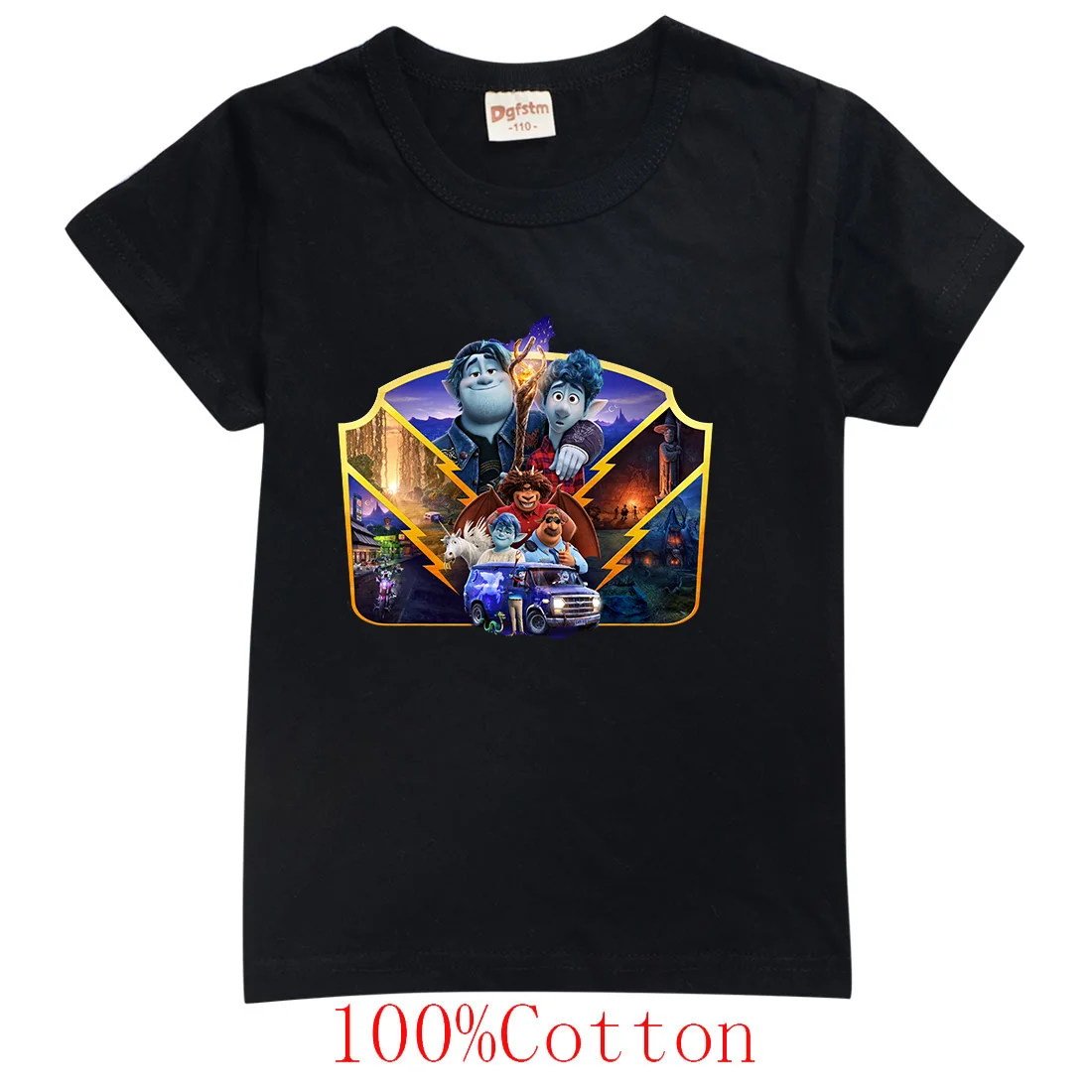 Onward-ropa Kawaii para niños y niñas, camisetas divertidas para