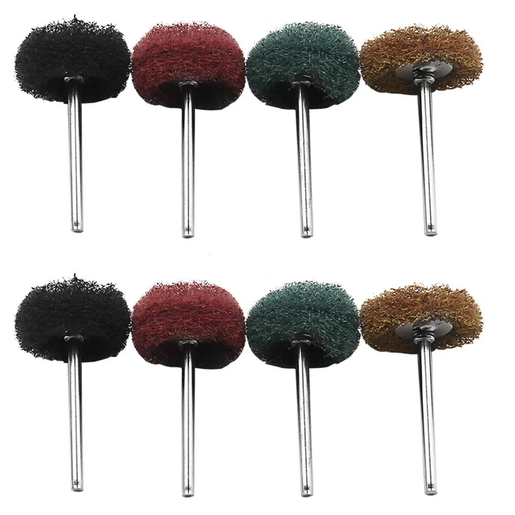 

80Pcs Rotary Wire Brushes Sponge-Like Polishing Wheels for Unusual Curves Angles Metal Cleaning Derusting Dusting