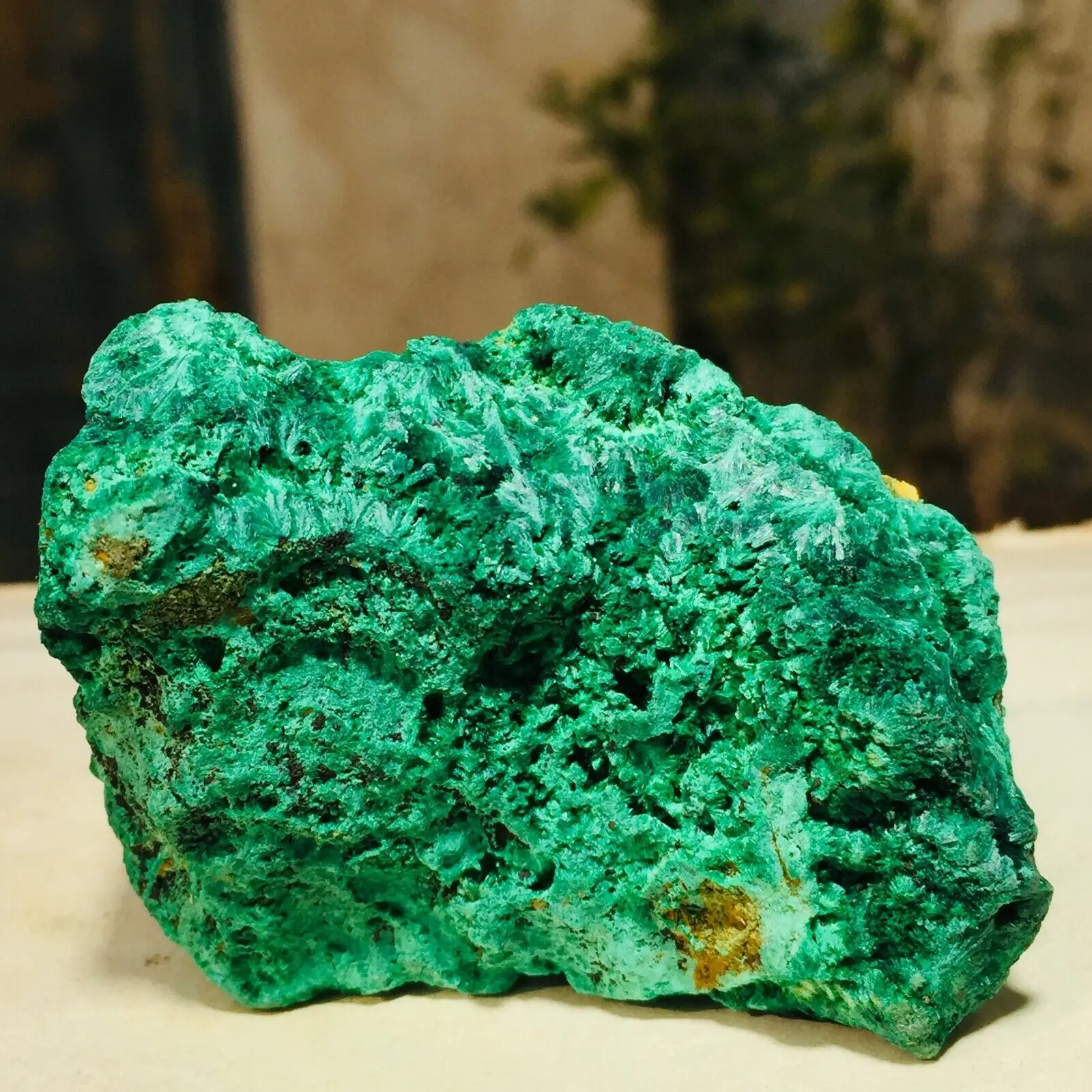 

Natural Rare Malachite Mineral Sample Green Stone Crystal Energy Reiki Healing