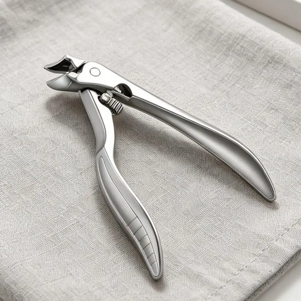 

Ergonomic Nail Clipper Stainless Steel Nail Clipper Set Heavy Duty Thick Toenail Cutter Opening Manicure Trimmer for Men Women
