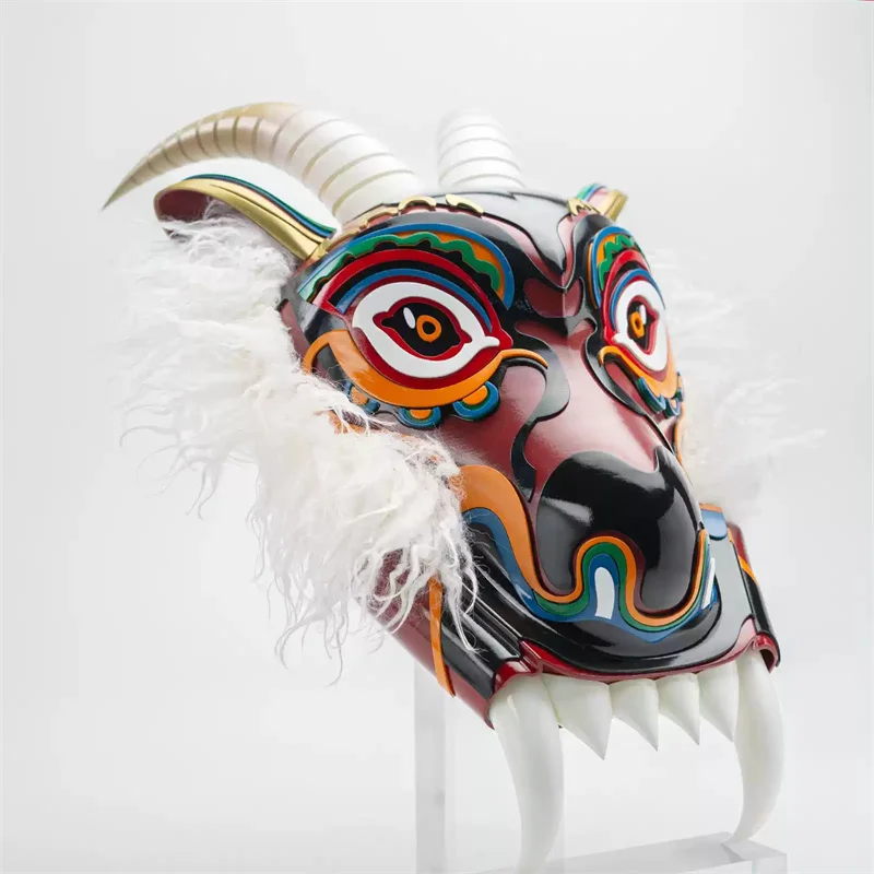 1pcs Reverse:1999 Shamane Cosplay Mask Halloween Masquerade Mask Props