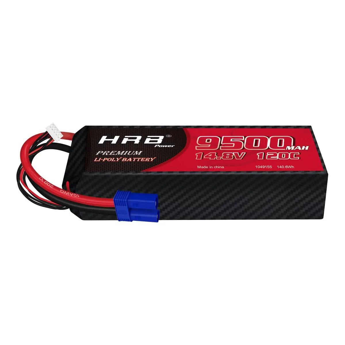 HRB 1PCS 9500mah Lipo 3S 4S 6S Battery 11.1V 14.8V 22.2V Lipo 50C 60C XT60 T for RC Car truck Drone Airplane