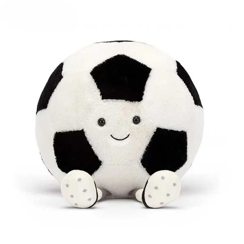 Simpatico peluche Kawaii Room Decor Plushie Cute Football Doll Soccer Plushies cuscino morbido cuscino carino regali divertenti regalo di compleanno