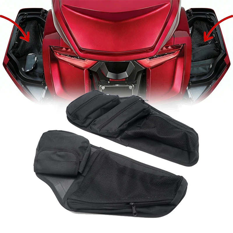 Motorcycle Saddle Bag Side Case Trunk Storage Bags Tool Bags For Honda Gold Wing Tour DCT Airbag 1800 GL1800 F6B GL1800 2018 Up