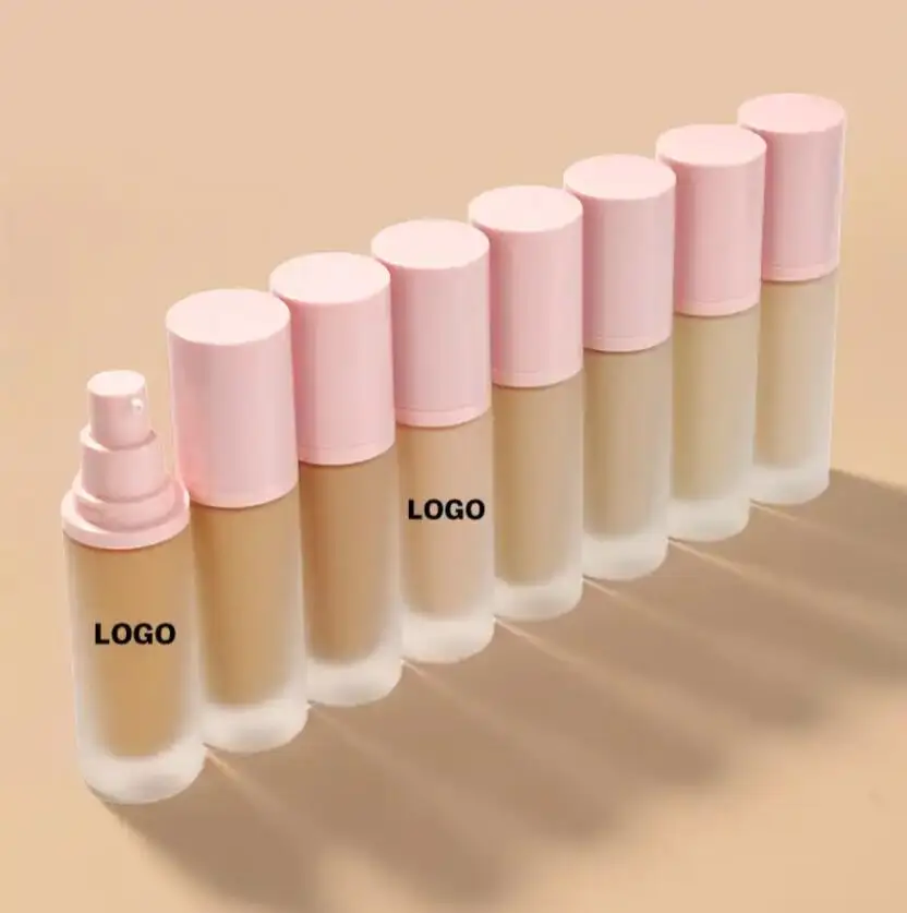 Fondotinta liquido opaco Private Label Face Full Coverage Concealer Waterproof Makeup Base Cream Cosmetics Business Supplies Bulk