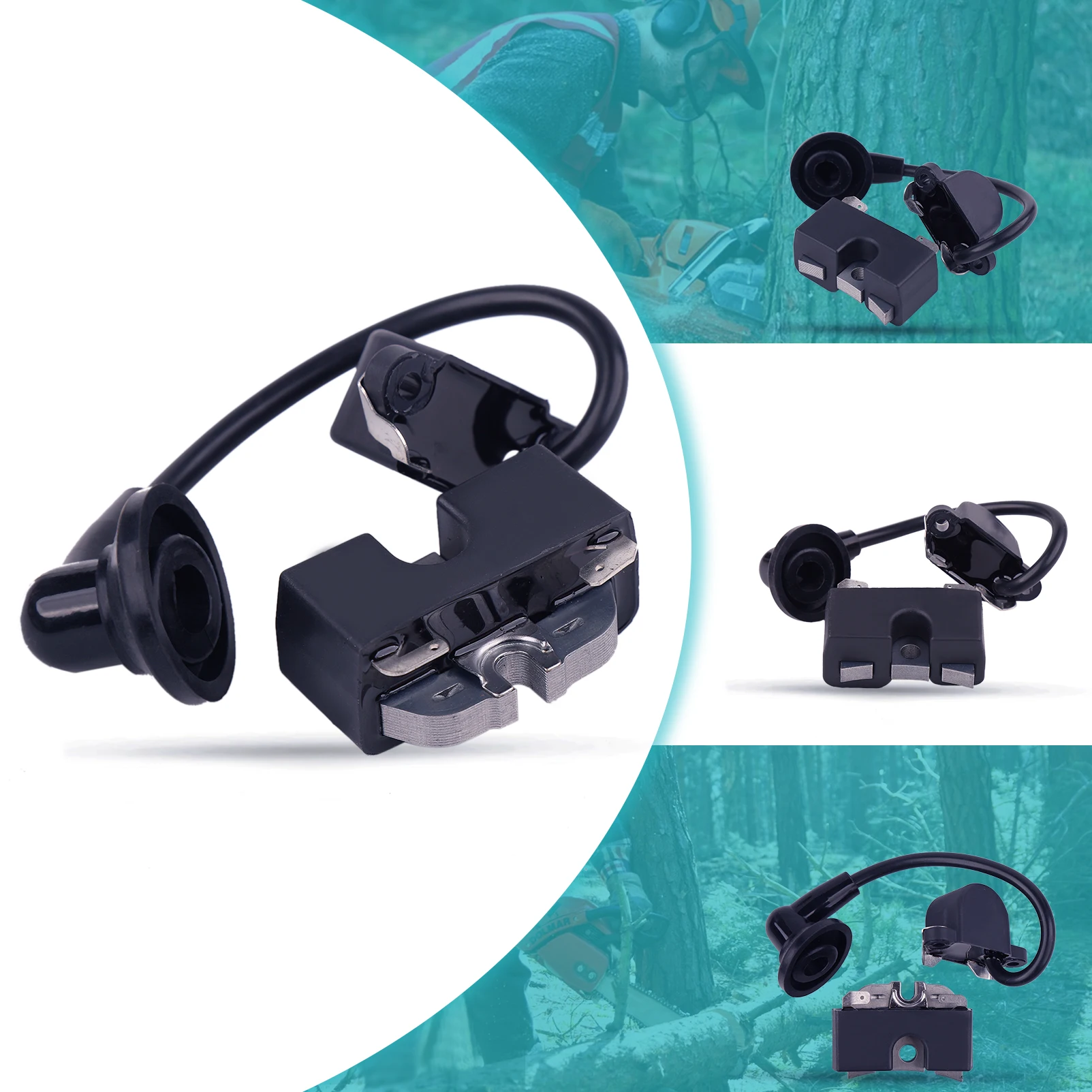 Imagem -04 - Conjunto de Bobina de Ignição para Motosserra Husqvarna 242 42 234 238 246 36r 244rx Trimmer Roçadora Caixa Eletrônico de Peças de Reposição