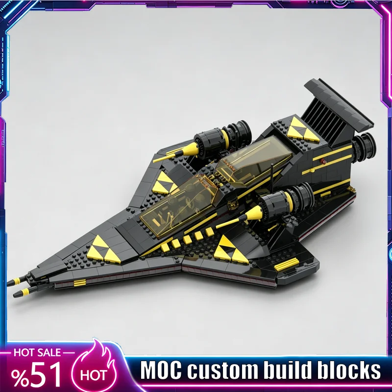 1323PCS MOC Void Explorer Sci-Fi Space Ship Galaxy Battle Model Custom Puzzle DIY Creative Assembly Collection Display Toy Gift