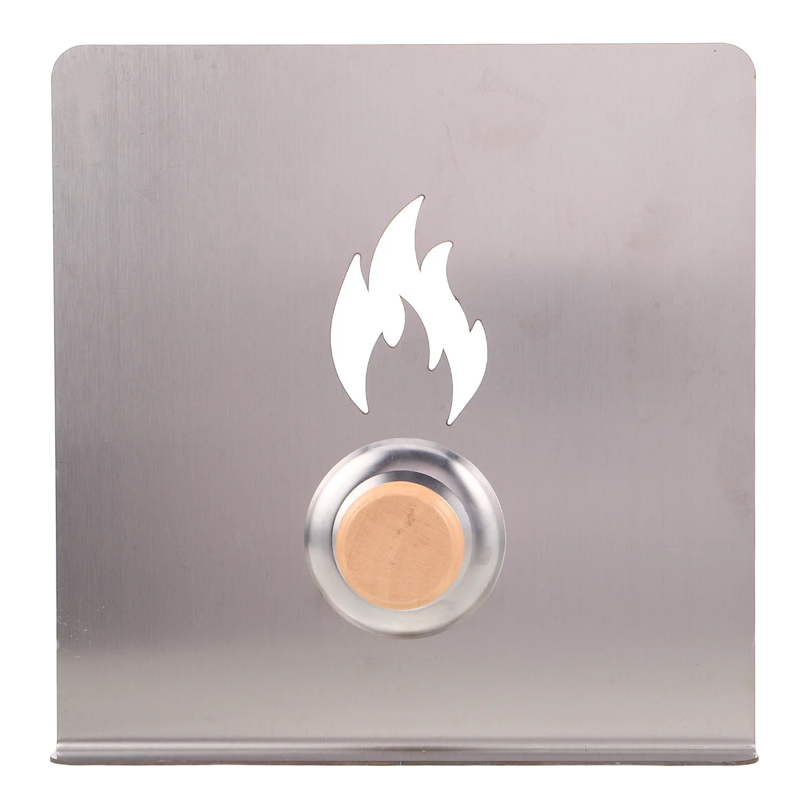 

Stainless Steel Stove Wind Protector Splash Guard 7.86x7.66 Efficient Wood Burning Stove Baffle Plate Outdoor Camping Fireplace