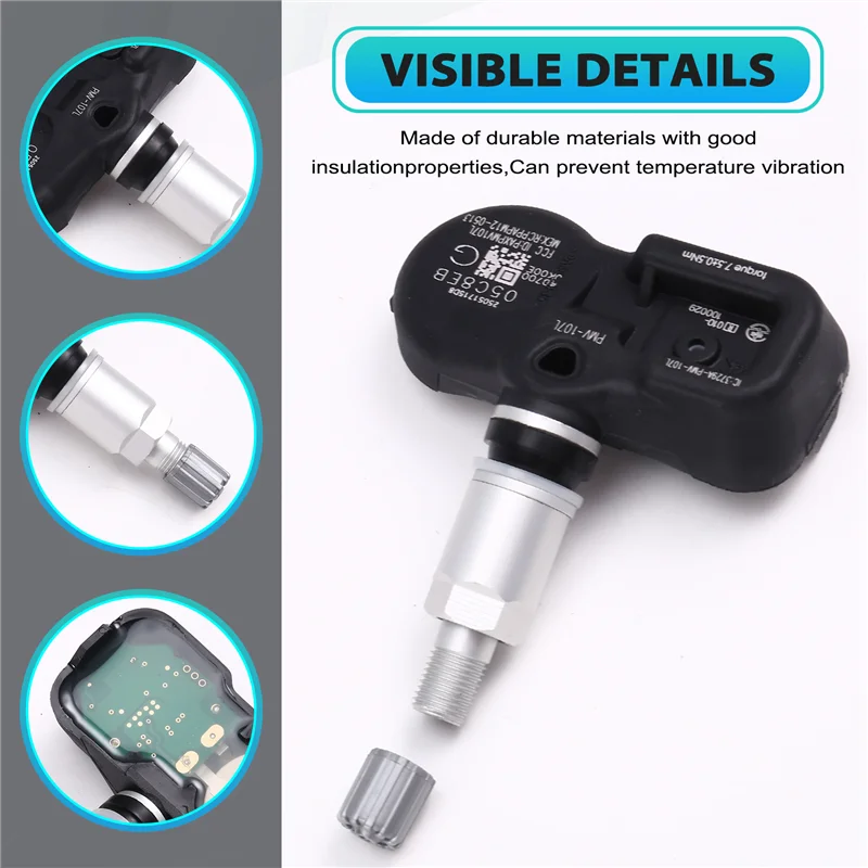 

ДАТЧИК TPMS Датчик давления в шинах 40700JK00E 40700-JK00E Датчик TPMS для Nissan Infiniti Датчик давления в шинах