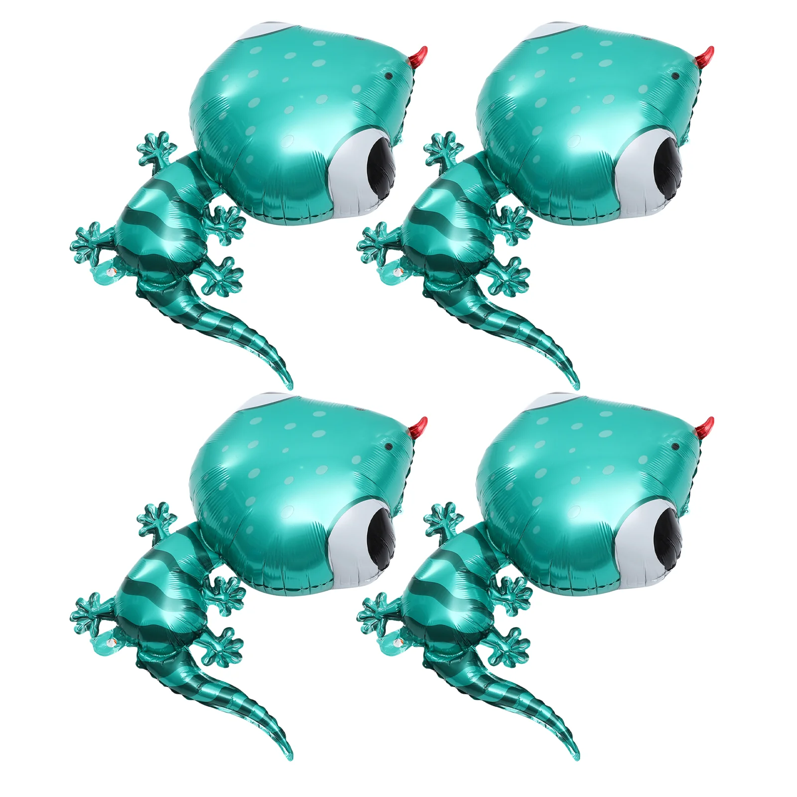 

4 Pcs Inflatable Animals Balloon Toys Car Baby Shower Balloons Child Gecko Shape Kids