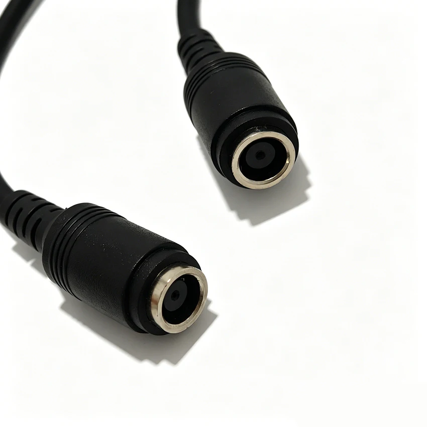 DC Power Adapter Cable 7.4X5.0MM Female to 5.5X2.5mm Male Elbow Adapter For HP Dell Laptop Power Adapter Connection Cable