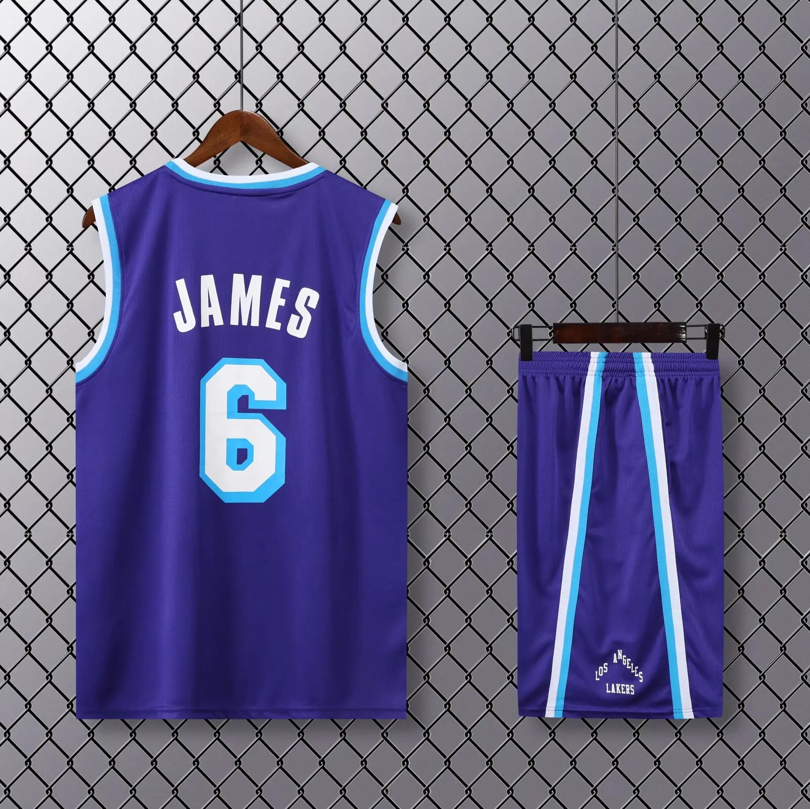 new 2024 Men\'s sports kit American JAMES 6 Fans Basketball Jerseys Men and kids game team shirt training Vest and shorts KIDS