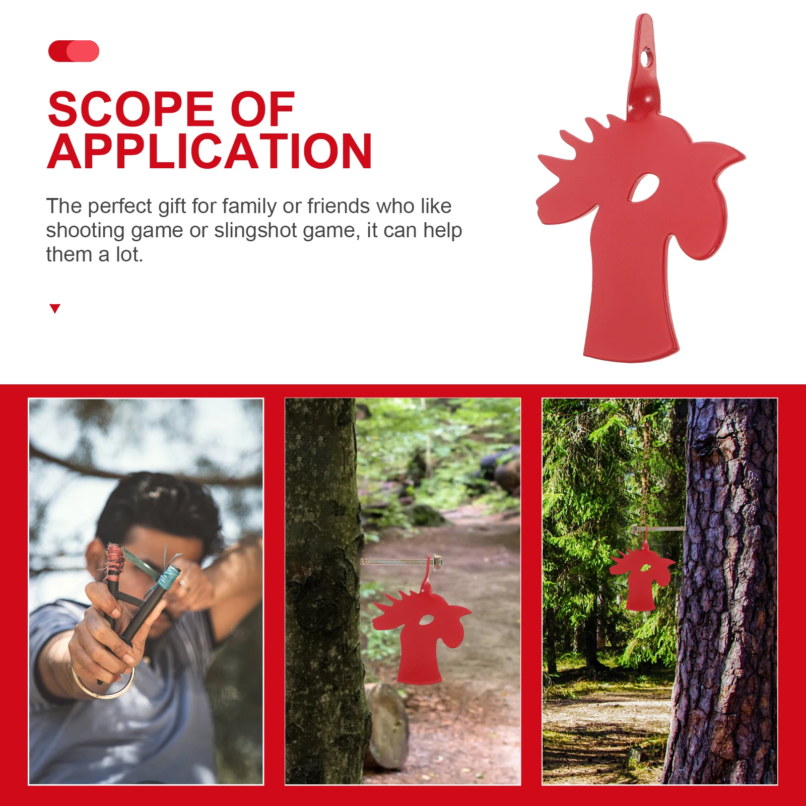 1 قطعة هدف التدريب على الرماية الحديد معلقة ممارسة في الهواء الطلق شجرة شنت المعدنية المدى قطار أهداف متعددة الأغراض #1