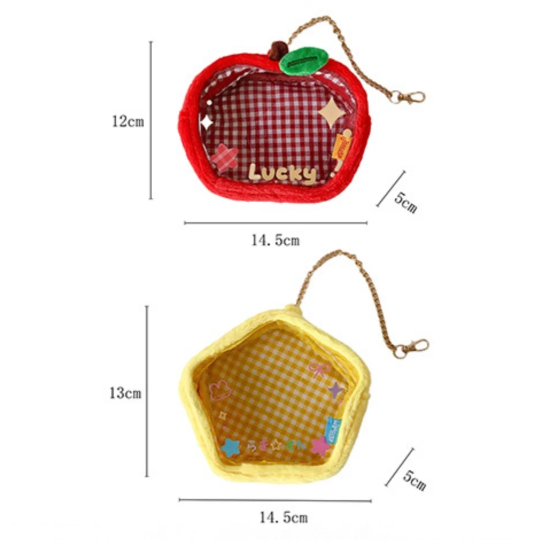 Doll Display Transparent Gift Bag Pvc Bag Cute Organizer Bag For Everyday Use Party Favors Souvenirs