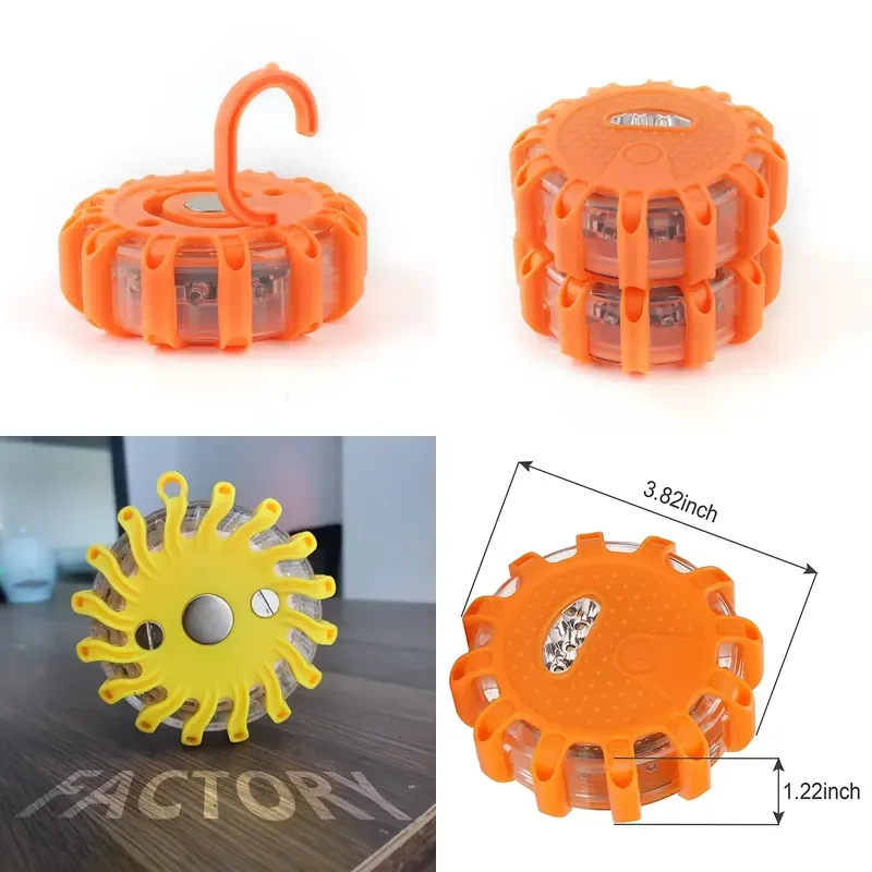 for Rechargeable LED Road Lighting Traffic Warning Lights Road Safety