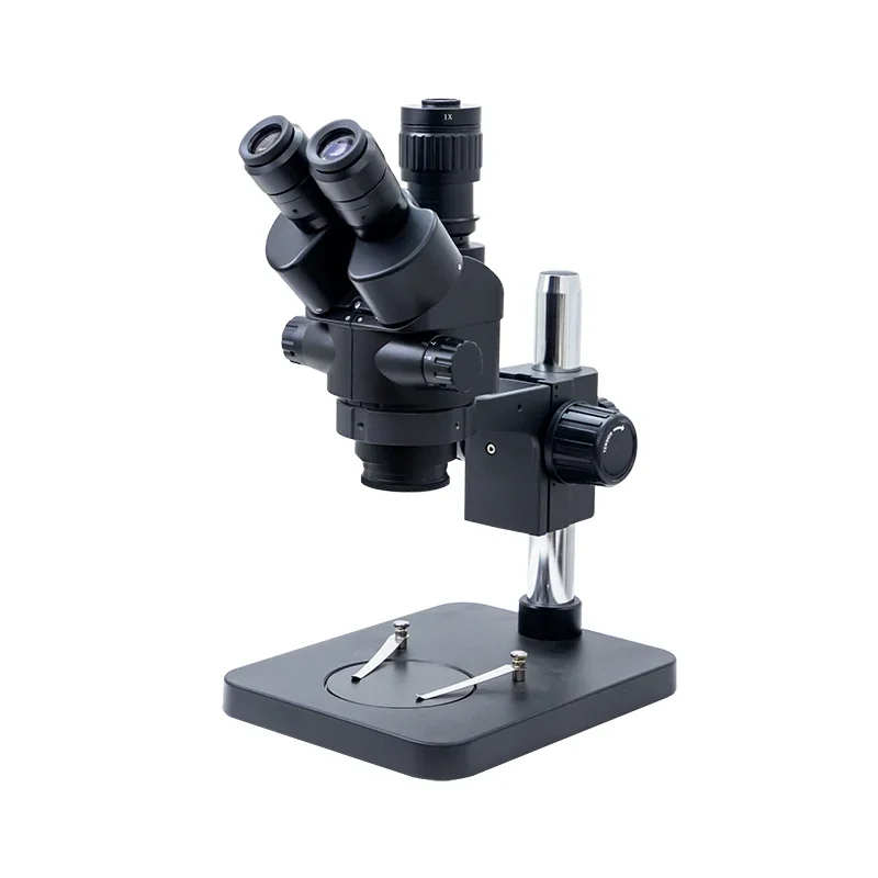 Professional High wide Eye 7X-45X Black Simul-Focal Trinocular Zoom Stereo Microscope For Jewelry