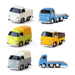 TinyQ Plastic 1:64 Scale VW T2 Classic Pickup Q Version Car Model Classic Collection Display Gift Souvenir Toy