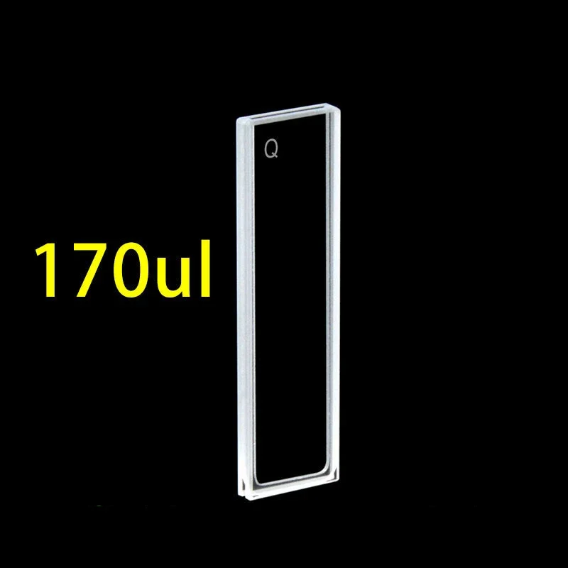 

1шт 0,5мм кварцевая кювета 175ul УФ прозрачная