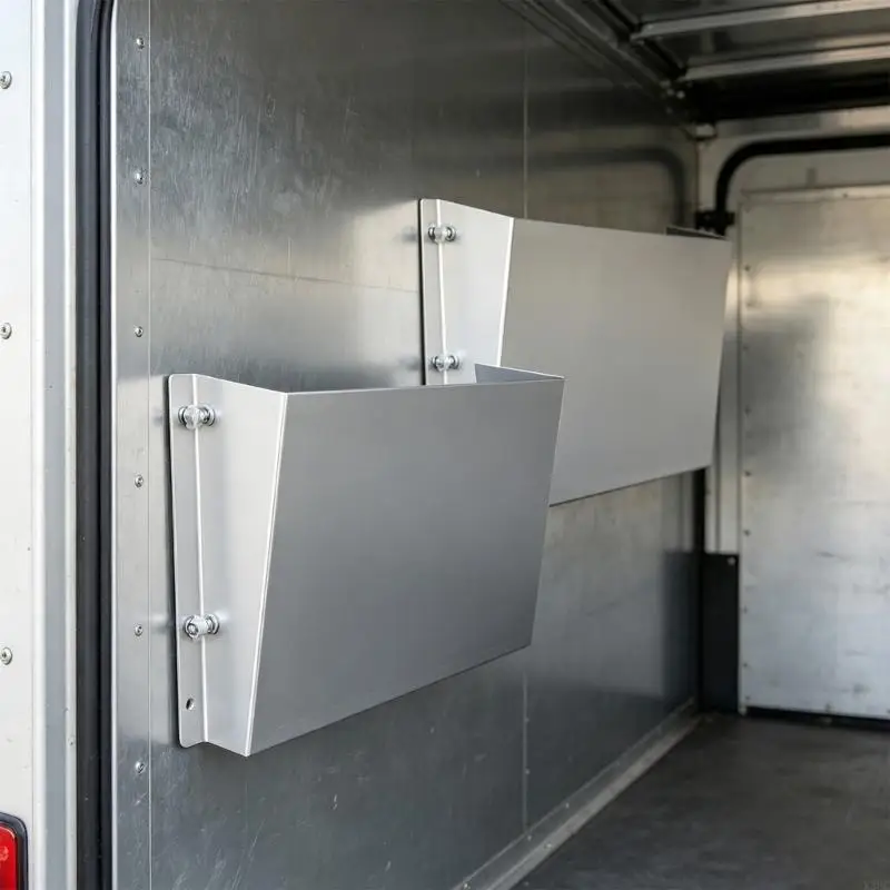 Spacious Truck File Organizers File/Binder/Paper Holder Wall Mount Storage Rack For Commercial Vehicle Cabinets X3UC