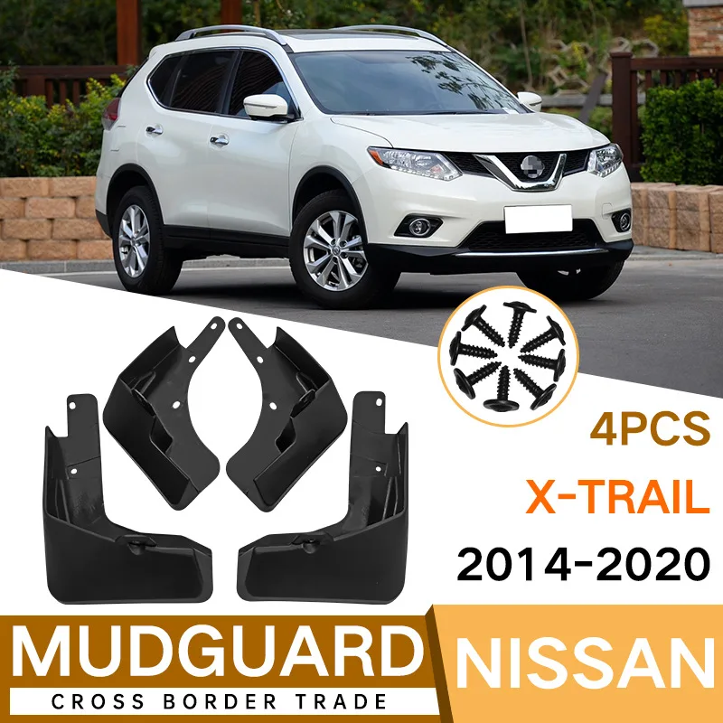 

For Nissan X-TRAIL 2014-2020 black car mudguard Reduce dust Resist tire dirt car accessories tools