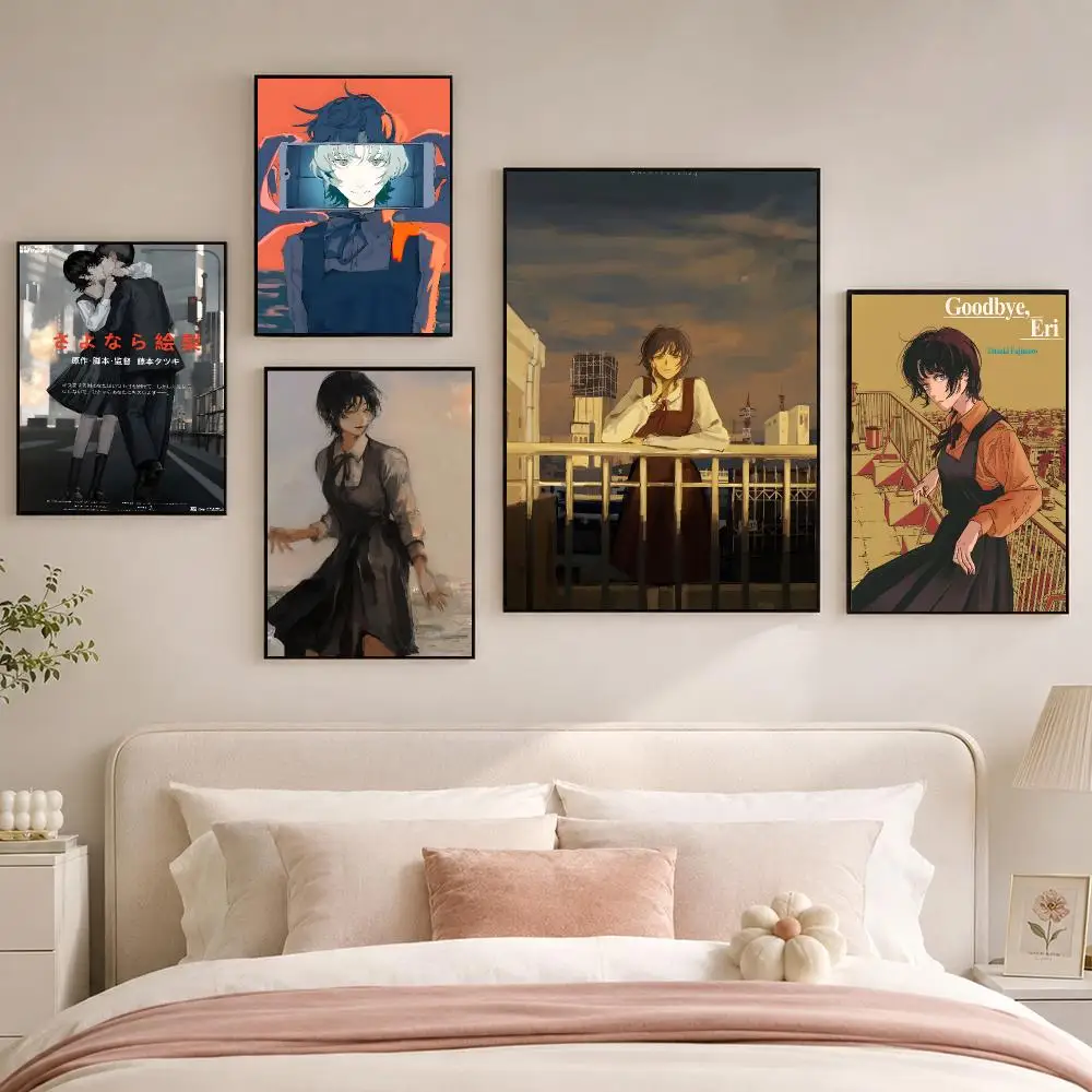 G-Goodbye E-Eri Japanese Animation Poster Room Decoration, Home Wall Art Printing, Waterproof Bedroom Poster, Gift