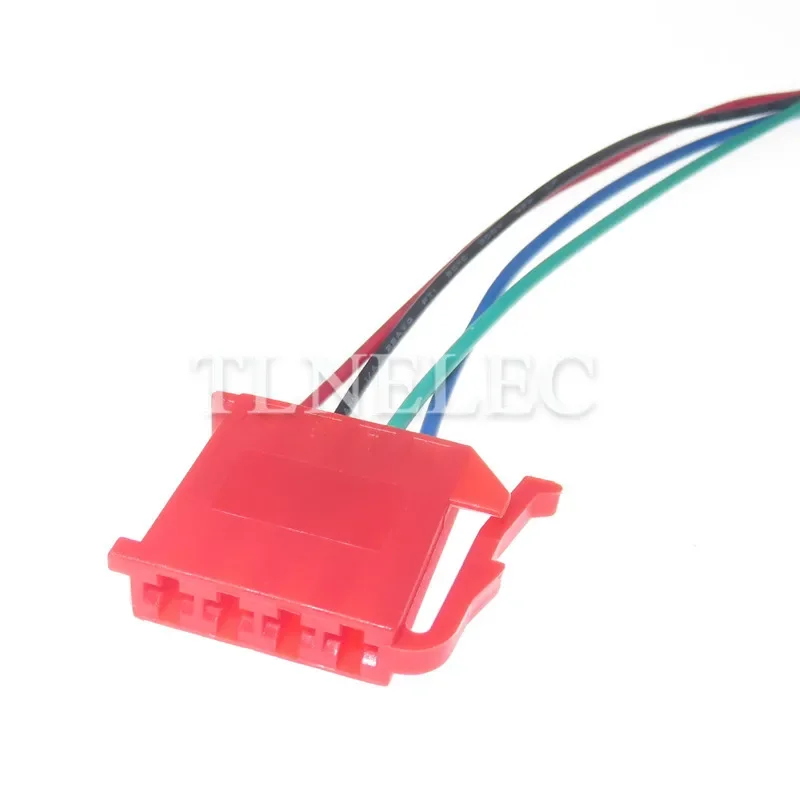 4 Pin Way 2.8mm Red Housing Connector With Wires Car Plug Wire Socket With Pins Auto Modification Accessories