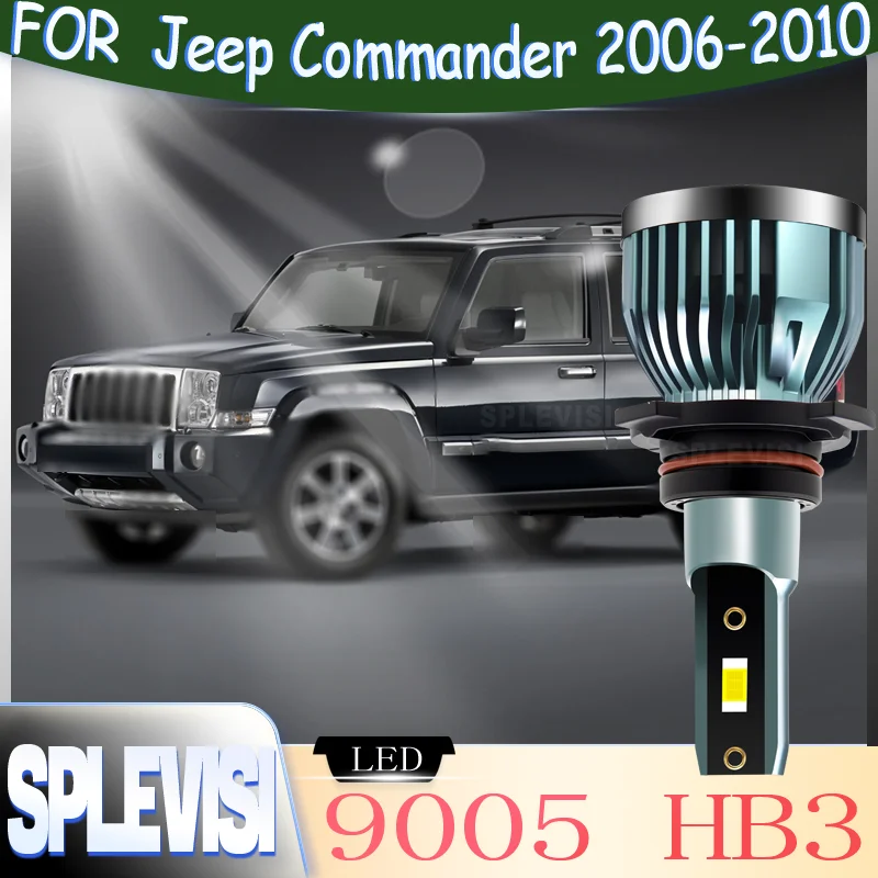 

Простая установка, водонепроницаемый дизайн, высокопроизводительная светодиодная фара 9005, дальнего света для Jeep Commander 2006 2007 2008 2009 2010