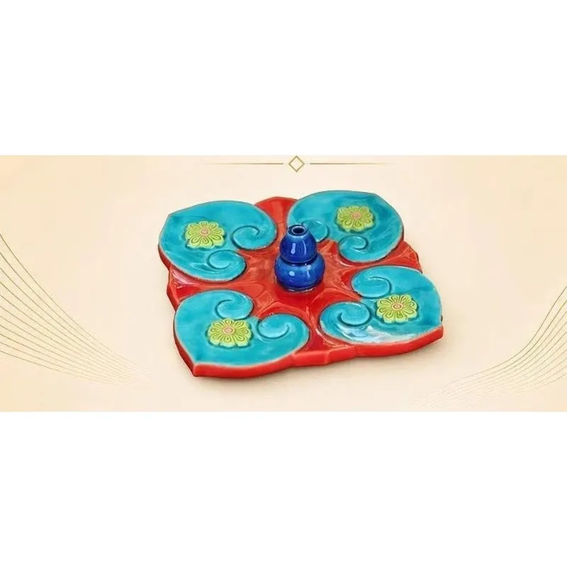 Creative gifts Blessing Xiangli Guochao merchandise Home business gifts Mid-to-high-end ceramic thread incense insert