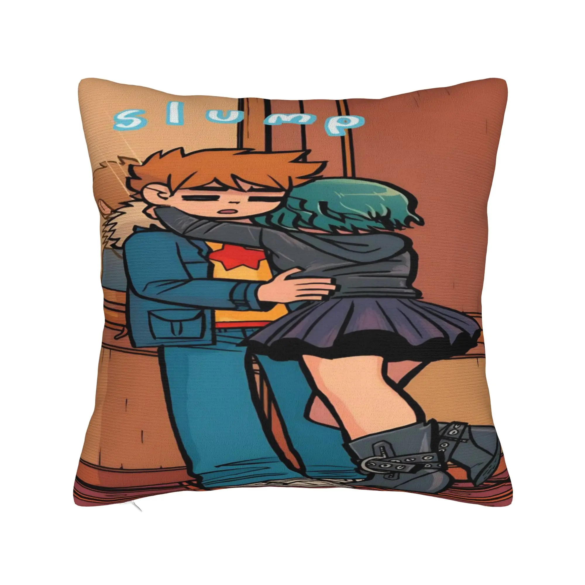 Scott Pilgrim vs. the World Pillowcase Merch Soft Cushion Cover  Throw Pillow Cover Seater Decor Zippered Multiple Sizes