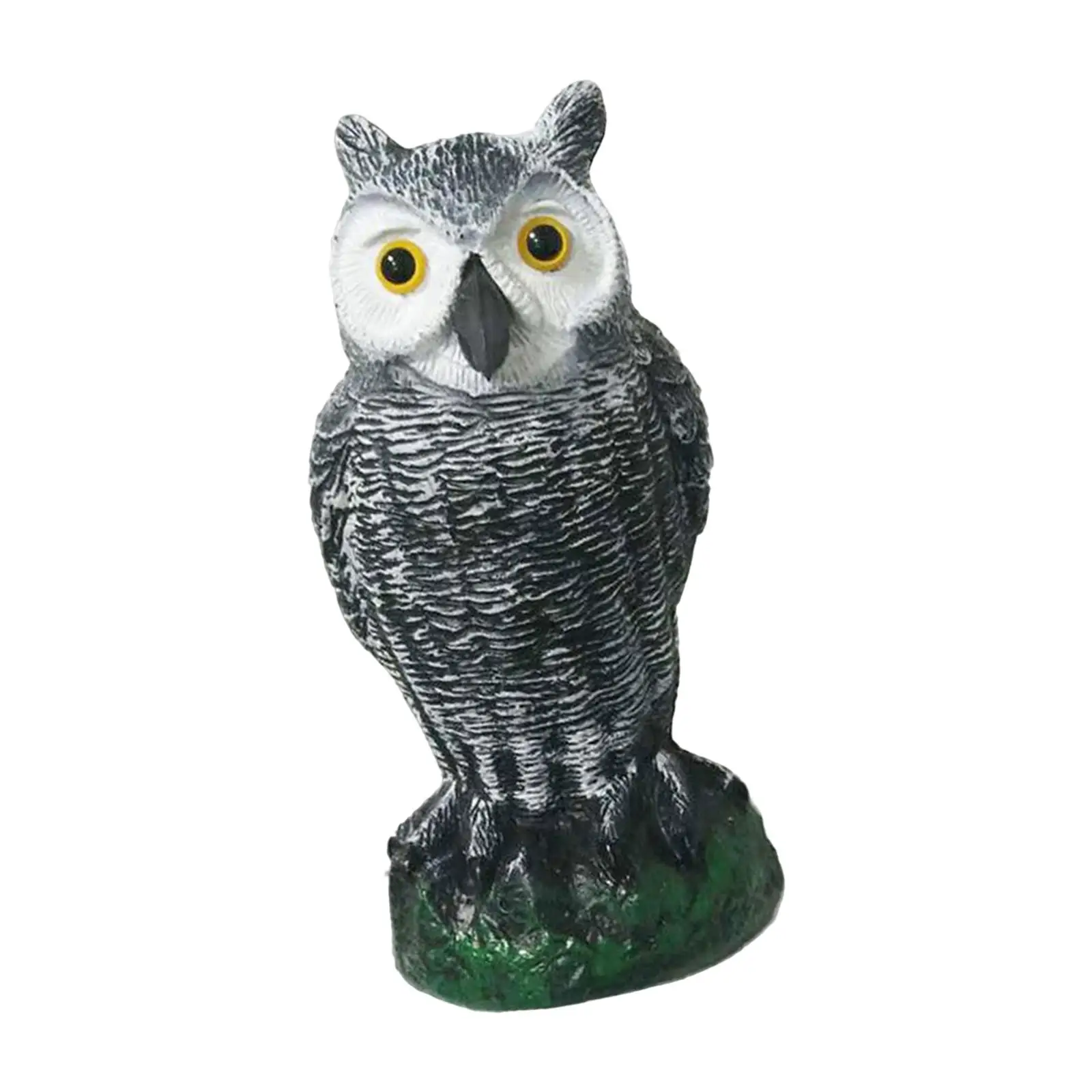 Owls to Frighten Birds Owl Decoy Scare Squirrels for Rooftops Garden Trees