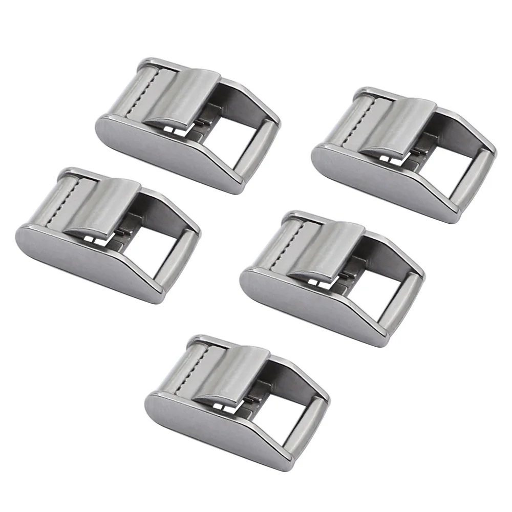 New Electropolishing Adjustable Binding Strap Stainless Steel 316 Marine Cam Buckle Yacht Boat Hardware Accessories