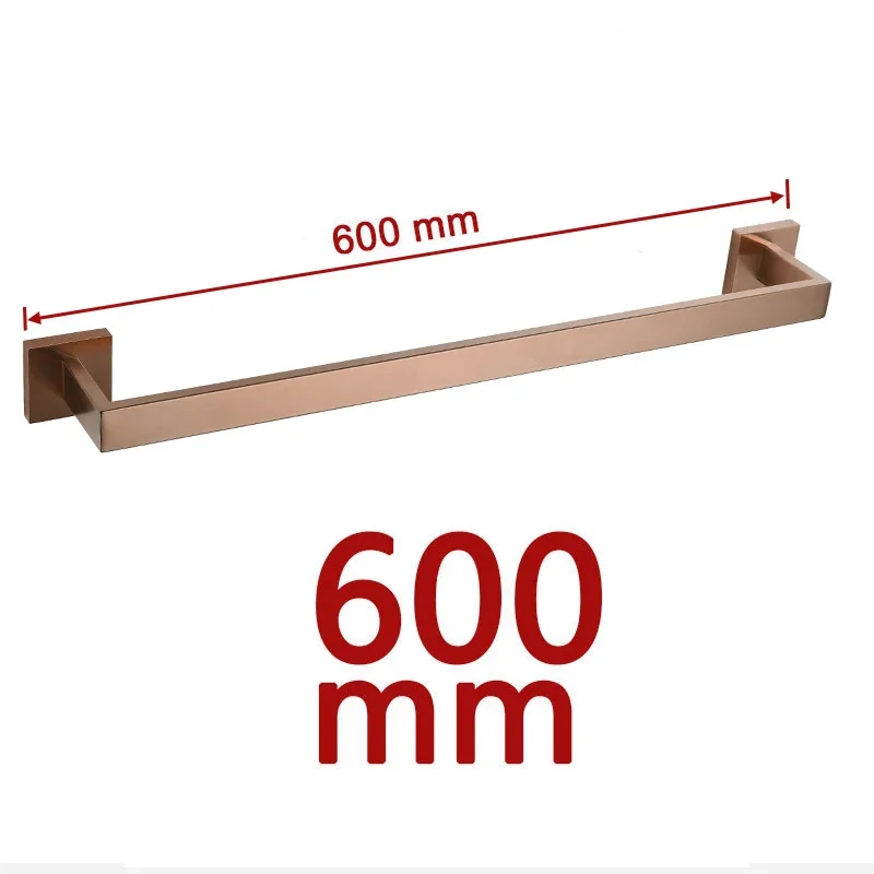 Geborsteld roségouden handdoekenrek, badjashaak, badkamerbeslagaccessoires - afbeelding 1