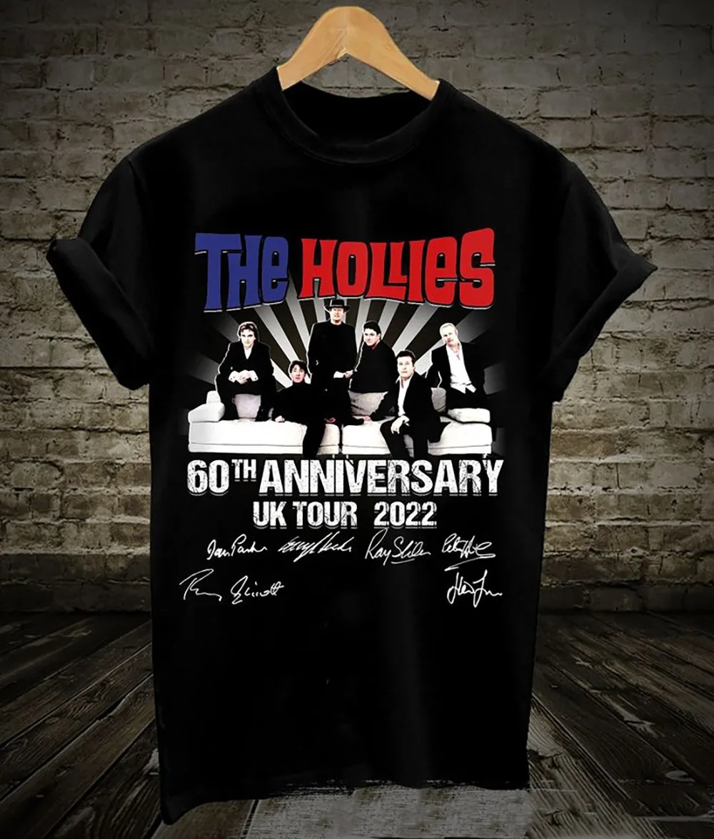 New The Hollies Band Tour 2022 Gift For Fan Unisex all Size S-5XL T-shirt S5582