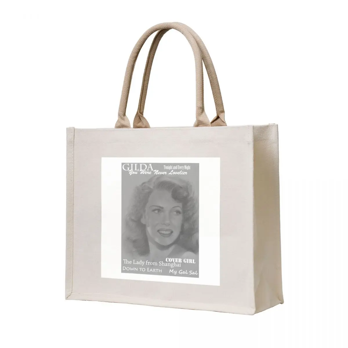 

Rita Hayworth Tote Bag Canvas stote bag Shopping bags Big bag