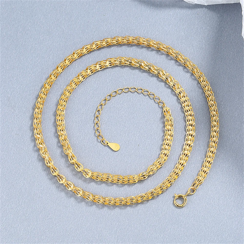 

Women's Korean Style S925 Sterling Silver Collarbone Chain, Phoenix Tail Single Chain, INS Versatile Minimalist Jewelry