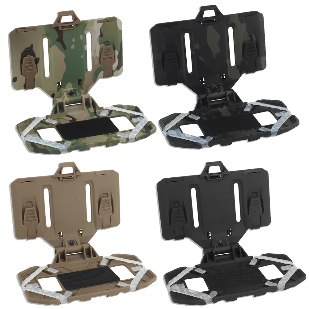 

Tactical MOLLE Mobile Phone Carrier Board,Folded Navigation Board Holder Smartphone Holster Hunting Vest Chest Cellphone Mount