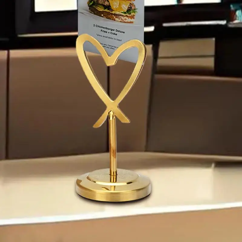 Table Card Holders Stand Sign Stand Holder For Place Cards Photo Picture Clip For Metal Name Clips Photo Picture Clip Holder For