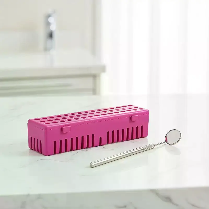 Dental Instrument Disinfection Box High Temperature Resistant Autoclave Tray for Professional Dental Hygiene Use