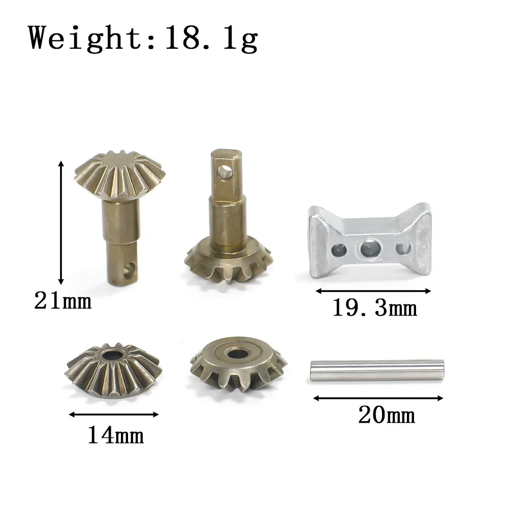 Metal Differential Gear Set Output Gears Spider Gears 6882X for Traxxas Slash 4x4 Stampede Rustler Hoss HQ727 Upgrade Parts