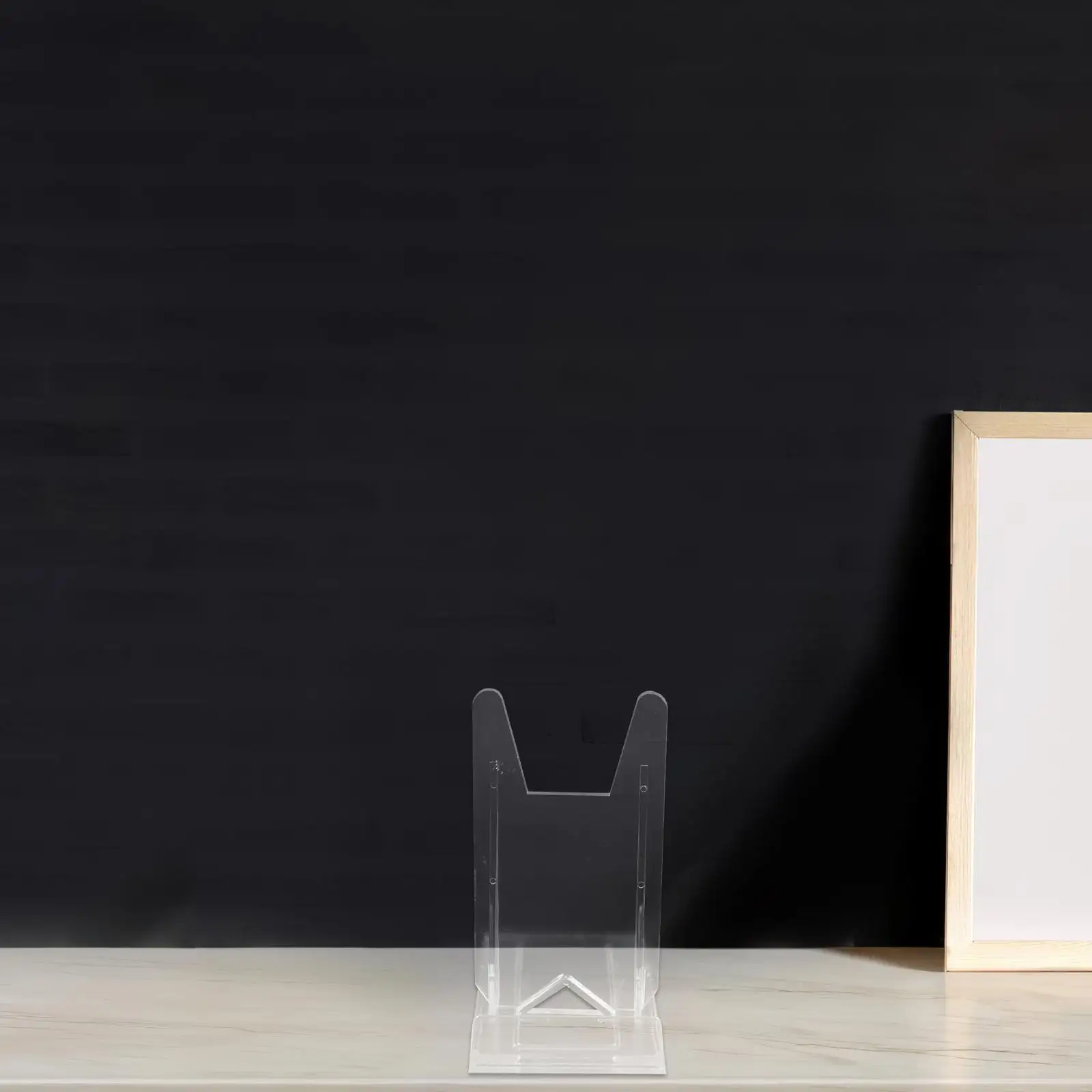 6 Pcs Display Rack Acrylic Clear Shelf Holders Plate Frame Stands Handbag Book Decorative Stand Tabletop Display