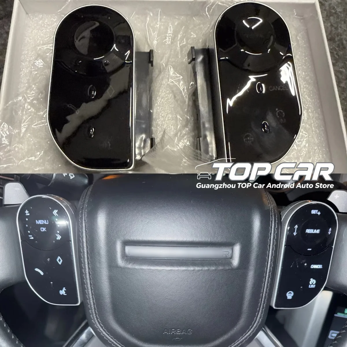 Steering Wheel Control Buttons For Range Rover Vogue L405 2013-2017 Range Rover Sport L494 2014-2017 Discovery 5 LR5 2017-2021