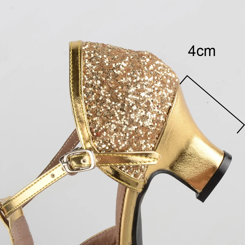 Comemore Gold High Heels Women Shoes 2022 Pumps Latin Dance Shoes 4CM Medium Heels Female Wedding Party Sandals Gold Talon Femme